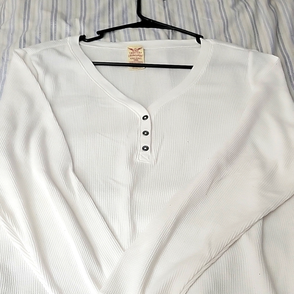Faded Glory long sleeveshirt size 2xl white